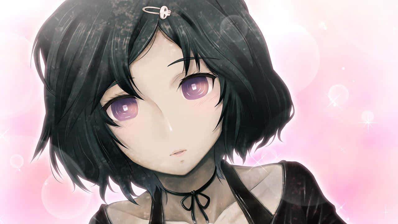 Luka Urushibara, black hair, purple eyes, HD Desktop Wallpaper