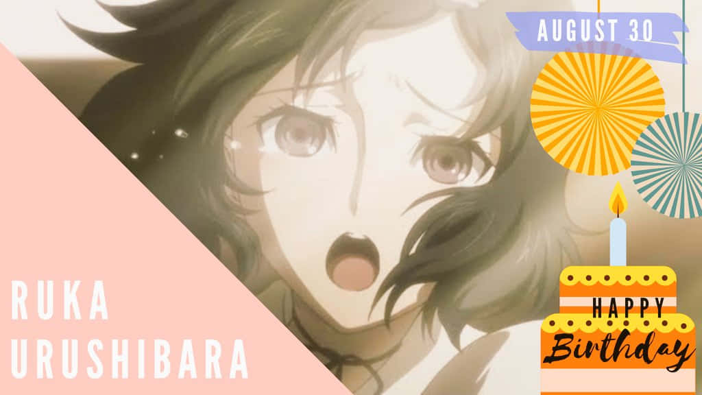 Luka Urushibara, birthday, cake, SD Desktop Wallpaper
