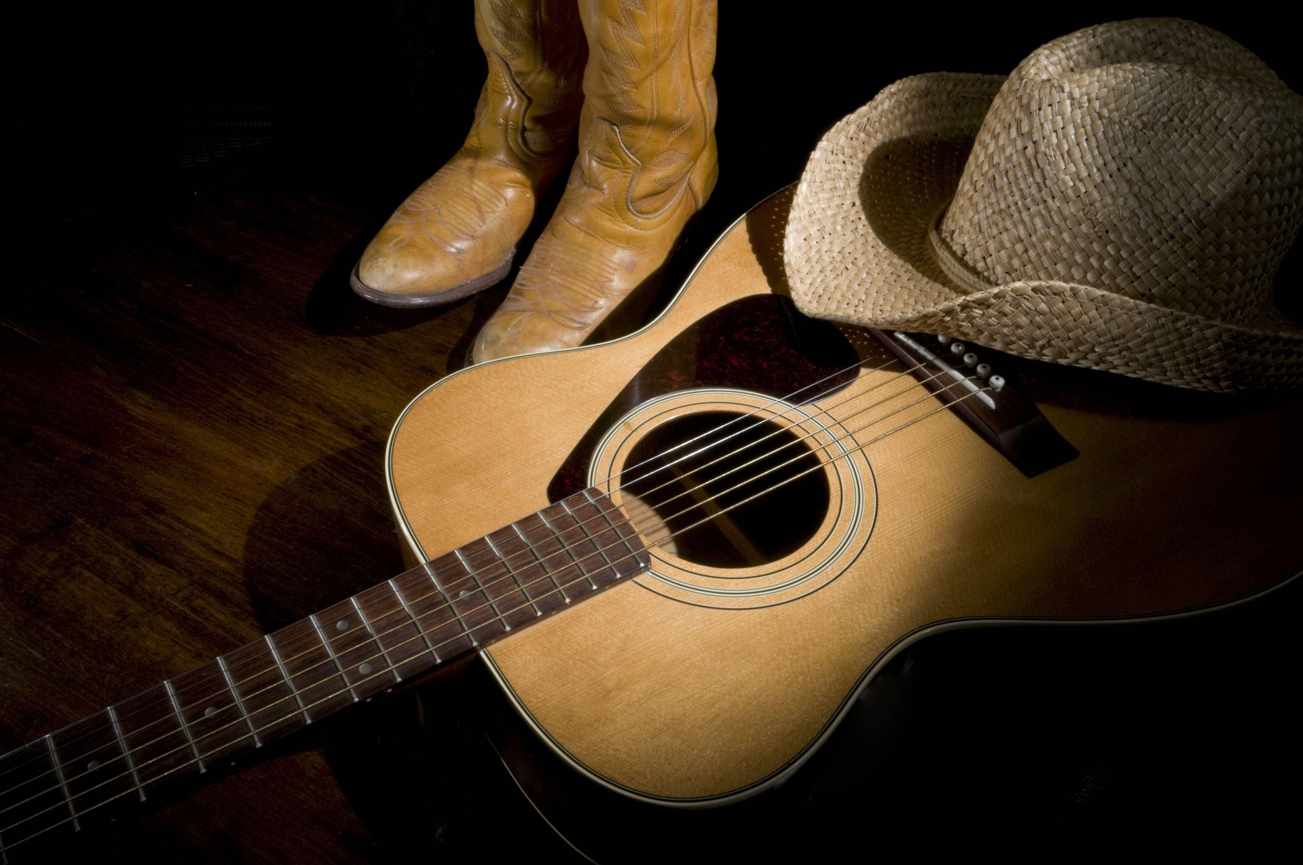 Luke Combs, cowboy hat, cowboy boots, 4K Desktop Wallpaper