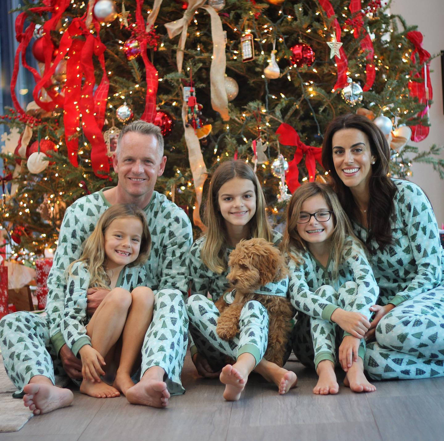 Luke Donald, tree-patterned pajamas, Christmas tree, HD Desktop Wallpaper