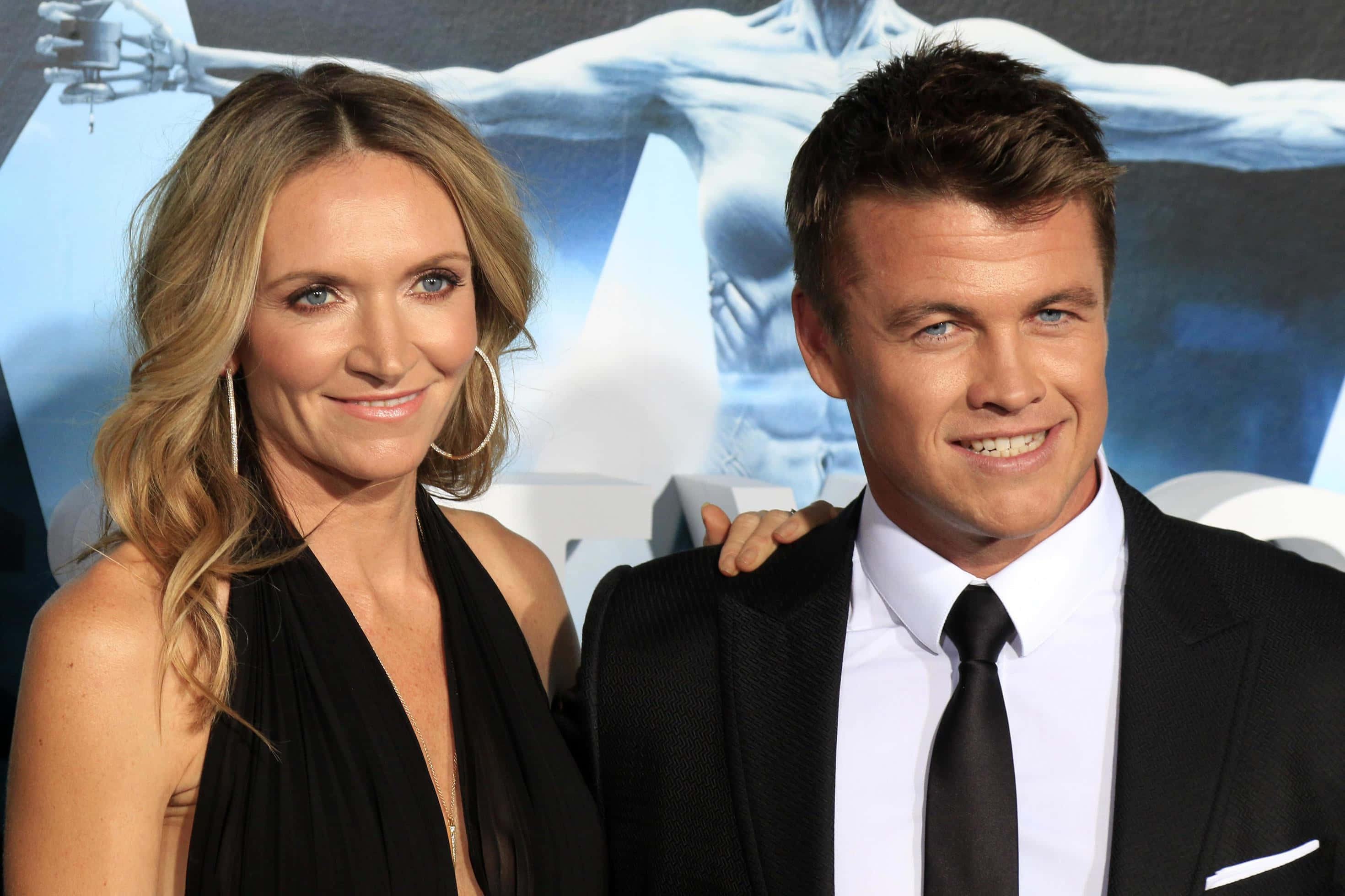 Luke Hemsworth, movie premiere, superhero poster, 2K Desktop Wallpaper