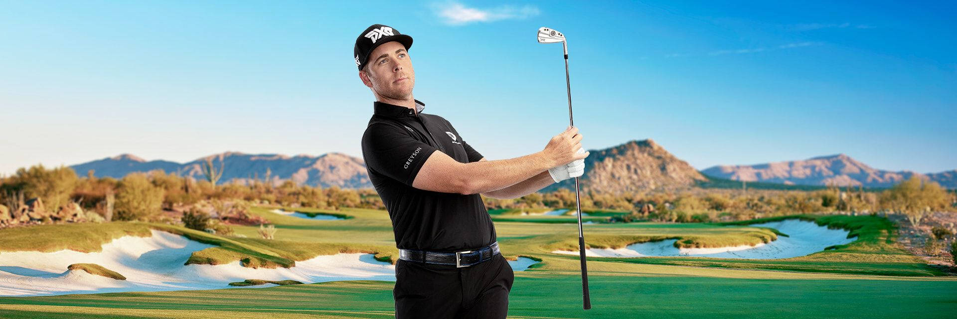 Luke List, golf club, desert course, Full HD Desktop Wallpaper