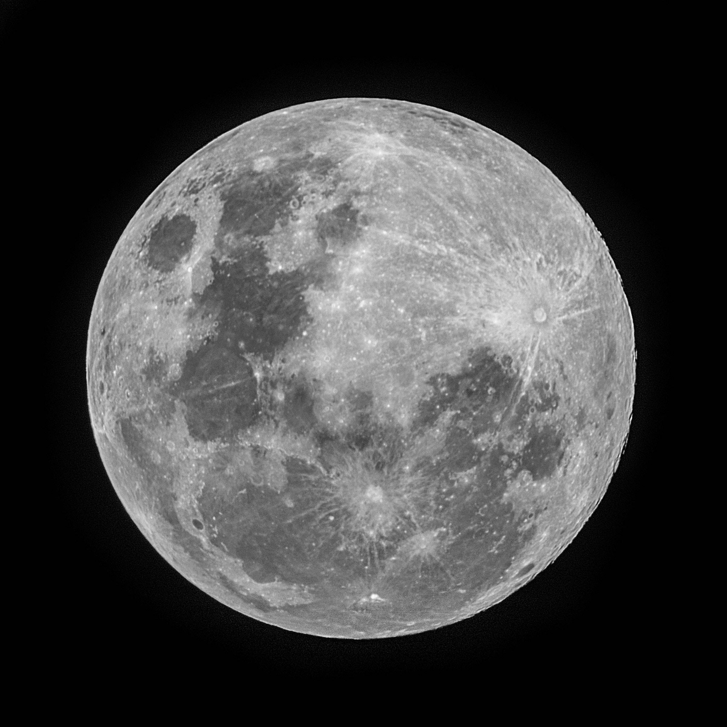 Luna, Full Moon, craters, Full HD Desktop Wallpaper