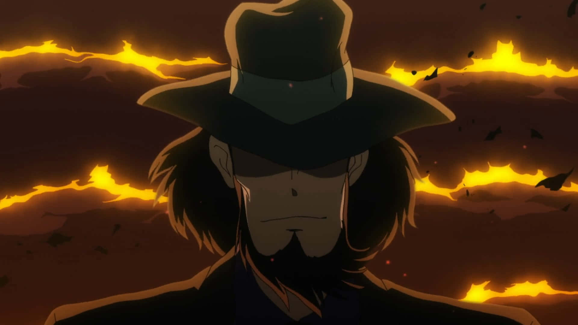 Lupin III, Daisuke Jigen, wide-brimmed hat, Full HD Desktop Wallpaper