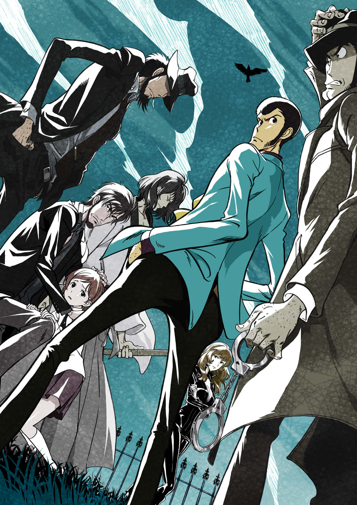 Lupin III, Daisuke Jigen, iconic posing, HD Phone Wallpaper