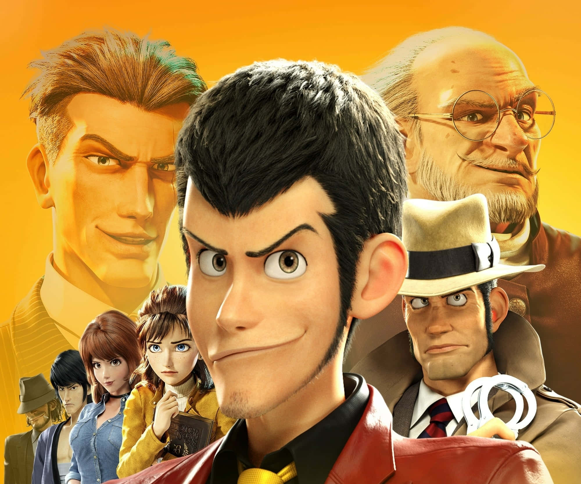 Lupin III, 2000 x 1667, anime poster, Full HD Desktop Wallpaper