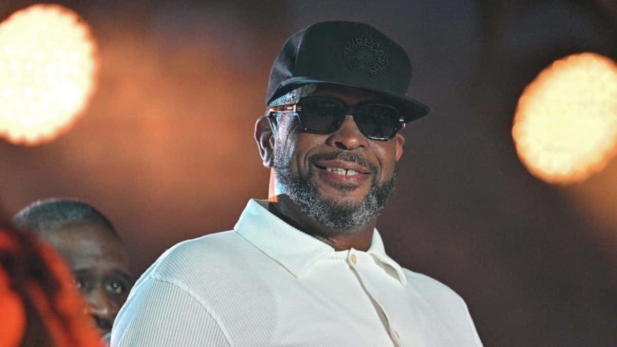Luther Campbell, black cap, sunglasses, SD Desktop Wallpaper