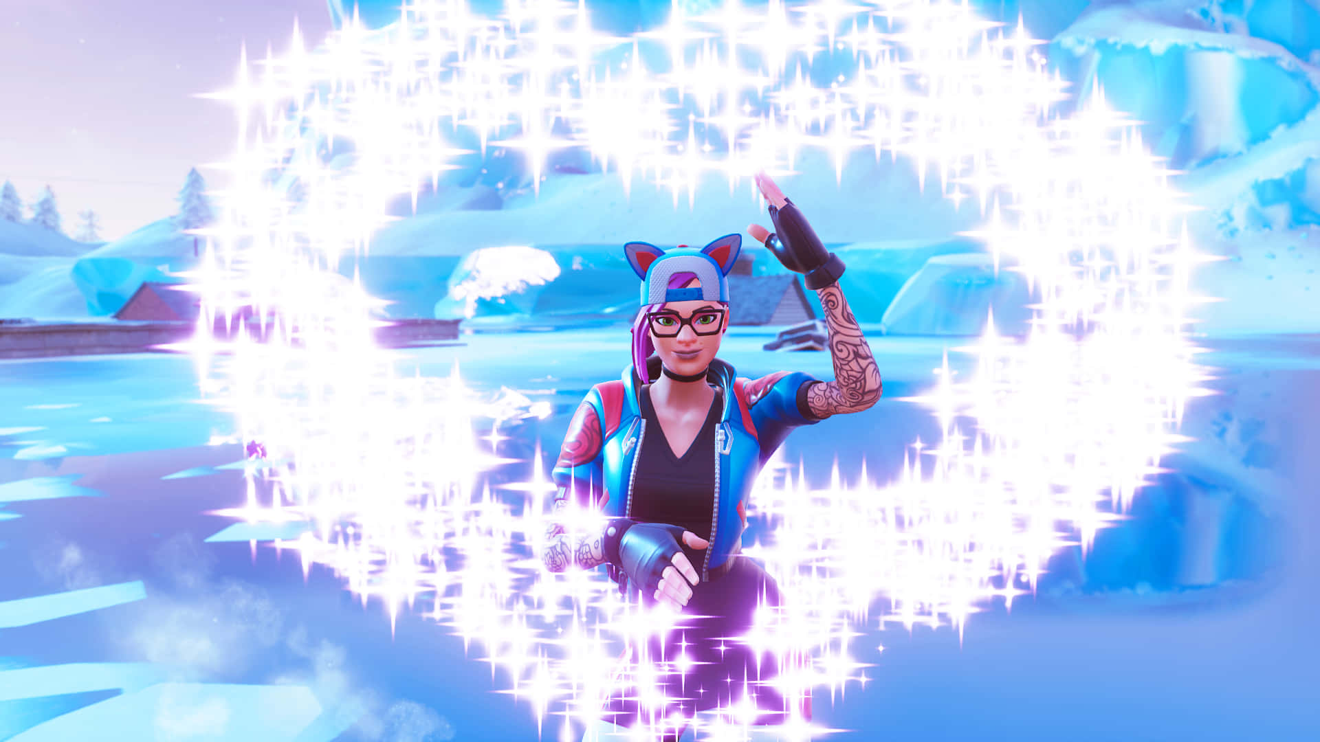 Lynx Fortnite, Fortnite, cat ears, Full HD Desktop Wallpaper