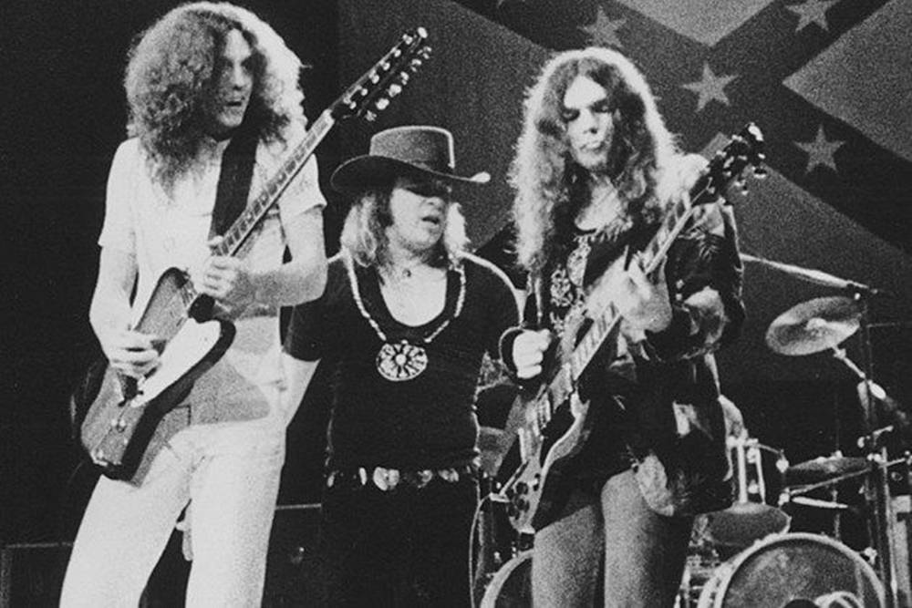 Lynyrd Skynyrd, 70s performance, electric guitars, SD Desktop Wallpaper