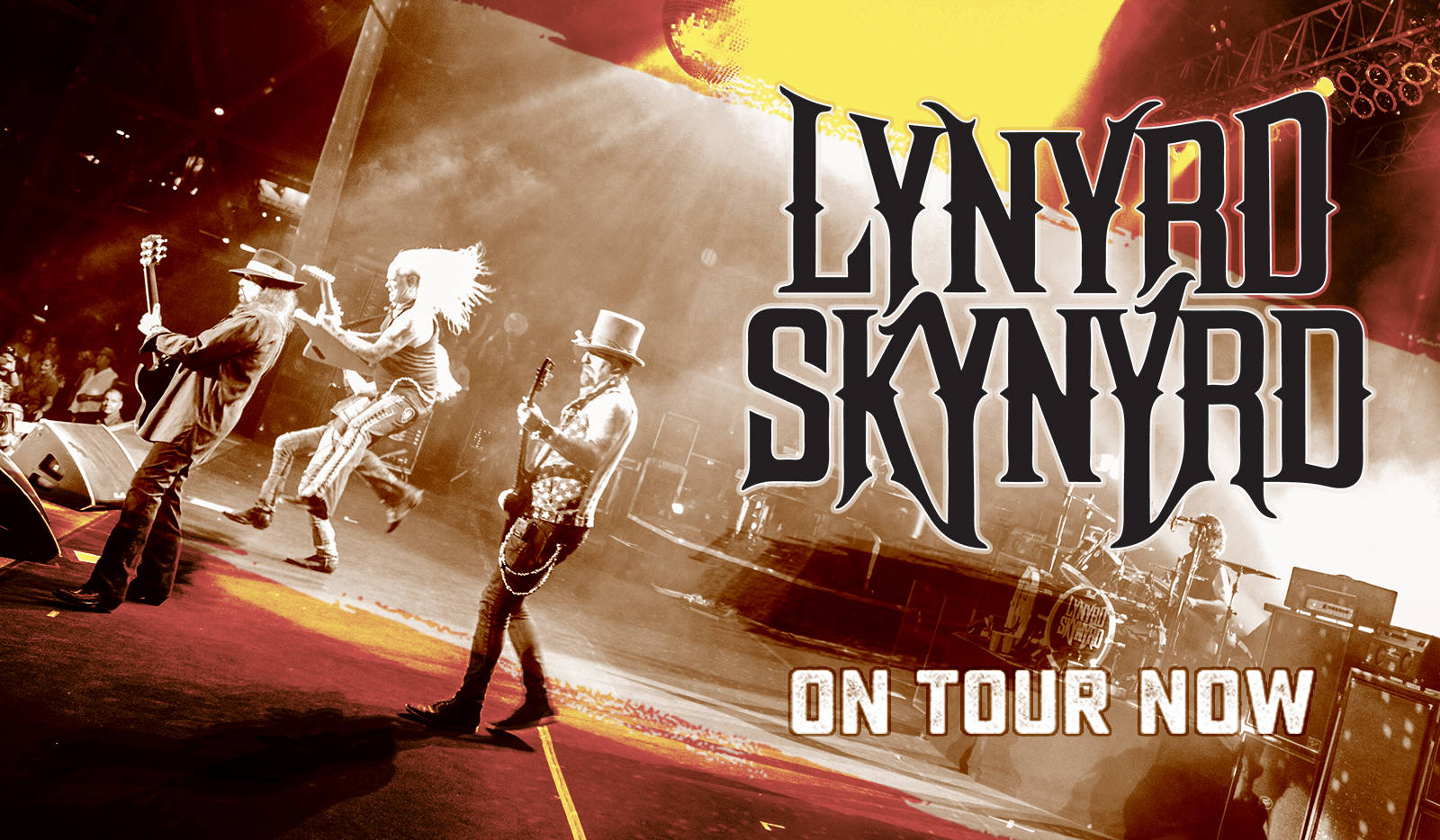 Lynyrd Skynyrd, fiery stage, dramatic lighting, HD Desktop Wallpaper