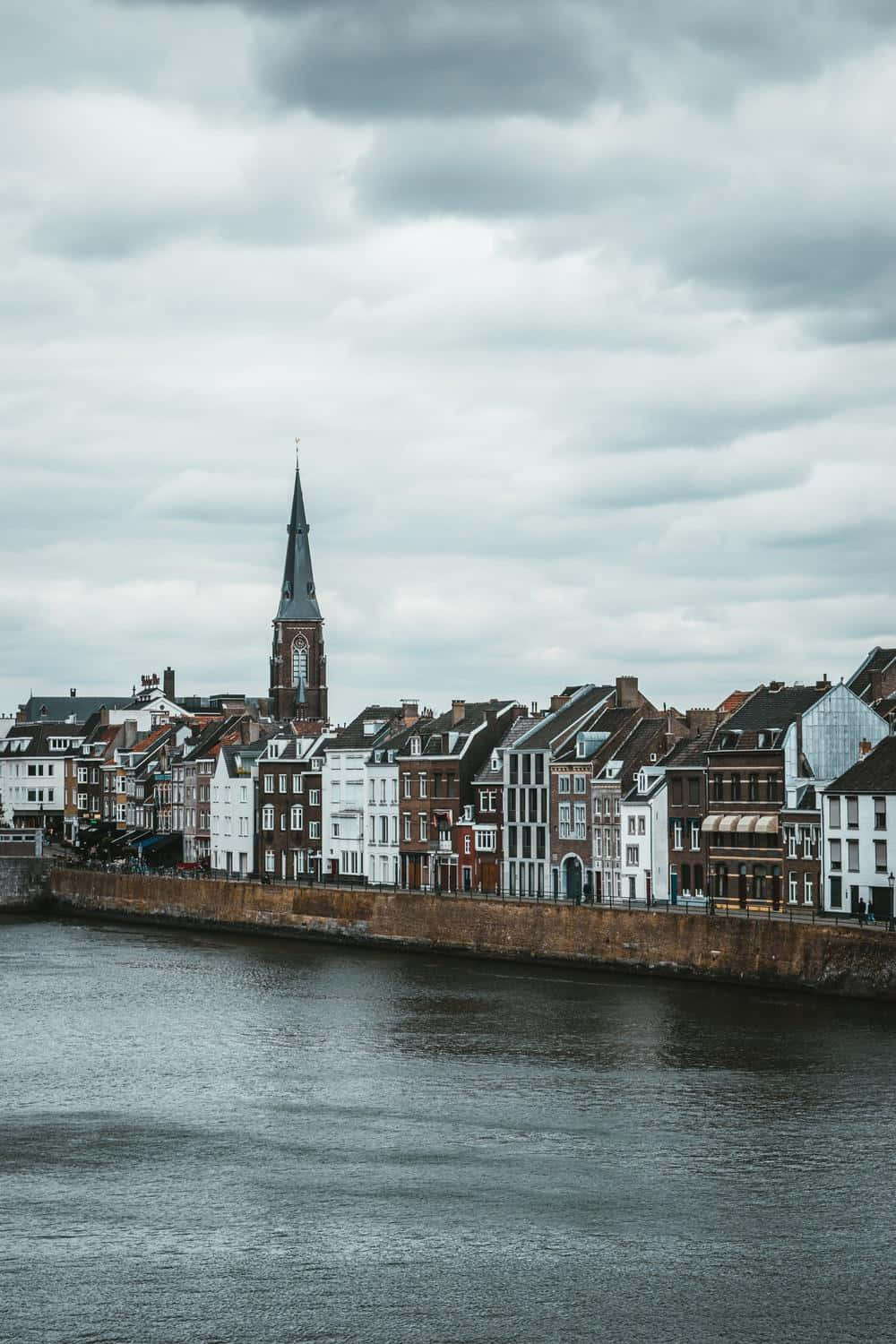 Maastricht, riverfront, historic buildings, HD Phone Wallpaper