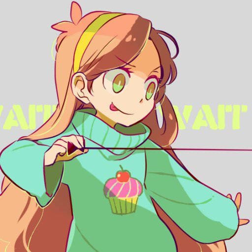 Mabel Pines, anime girl, green eyes, SD Desktop Wallpaper