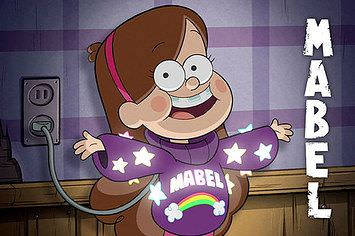 Mabel Pines, purple jacket, brown hair, SD Desktop Wallpaper