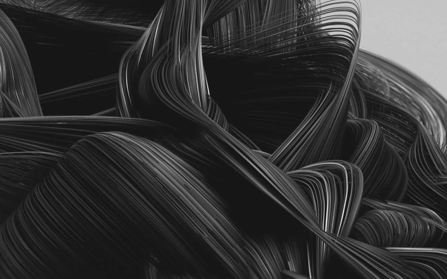 Mac Dark, monochrome, abstract composition, HD Desktop Wallpaper