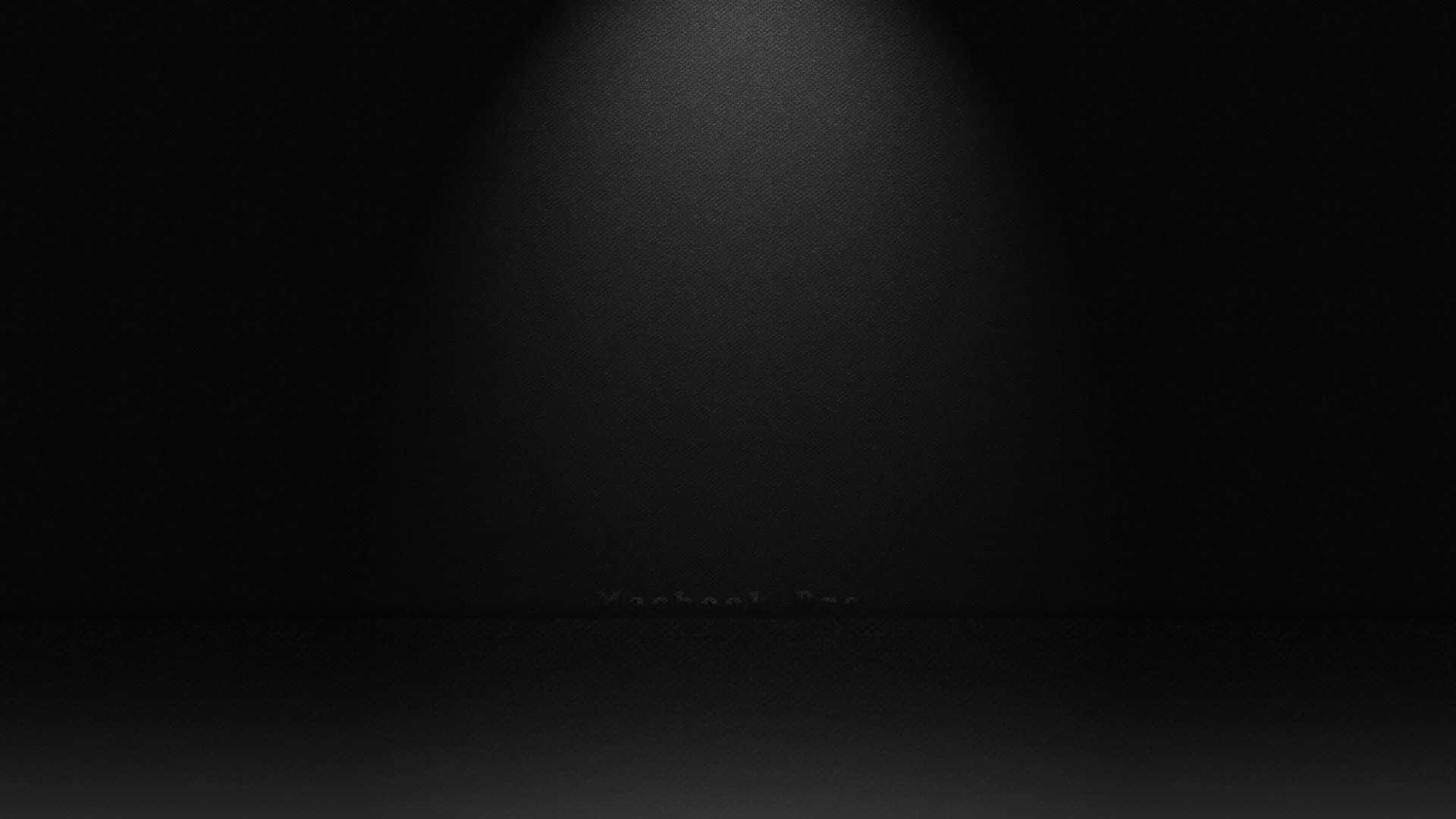 Mac Dark, dark empty stage, single spotlight, Full HD Desktop Wallpaper