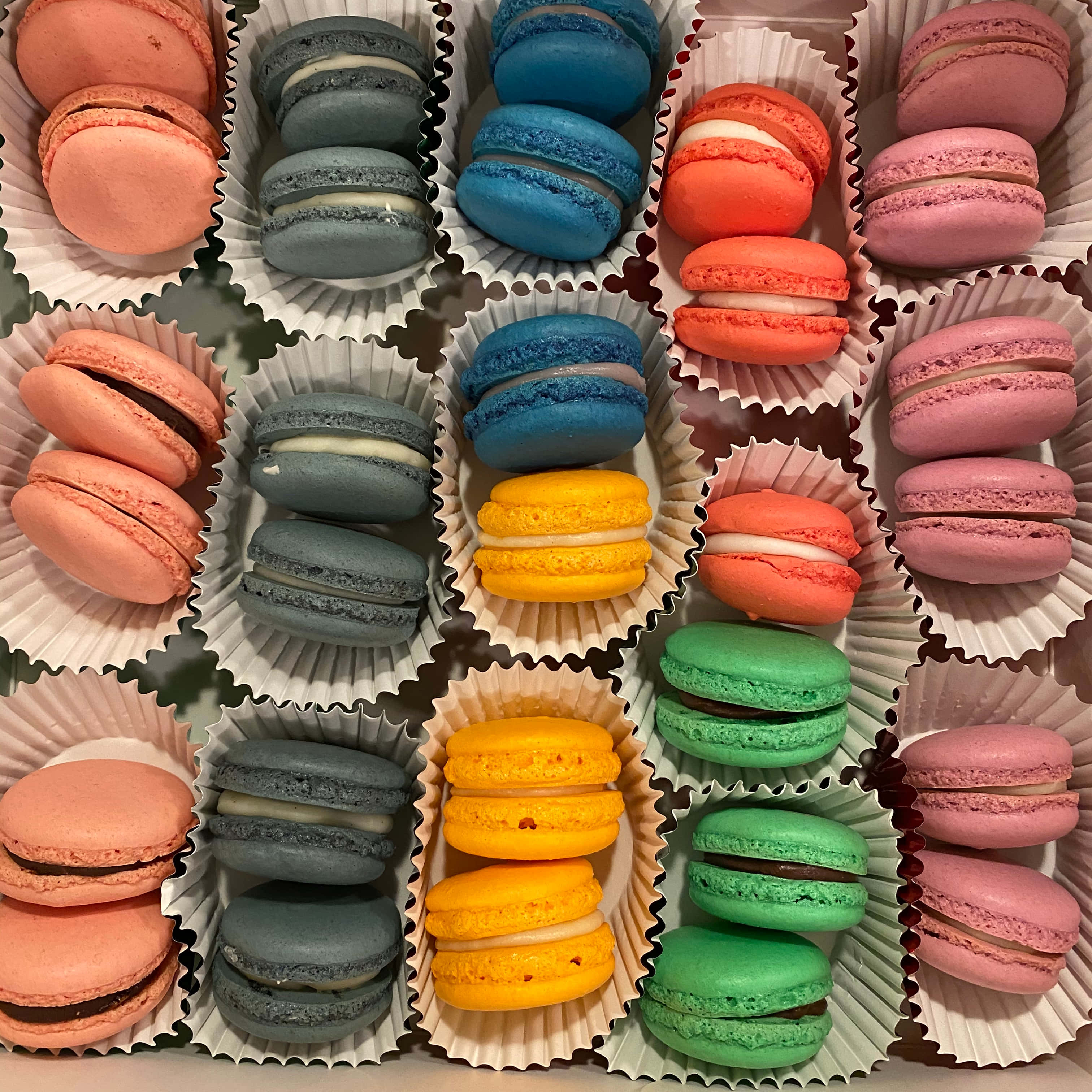 macaron, pastel, bold hues, 2K Desktop Wallpaper