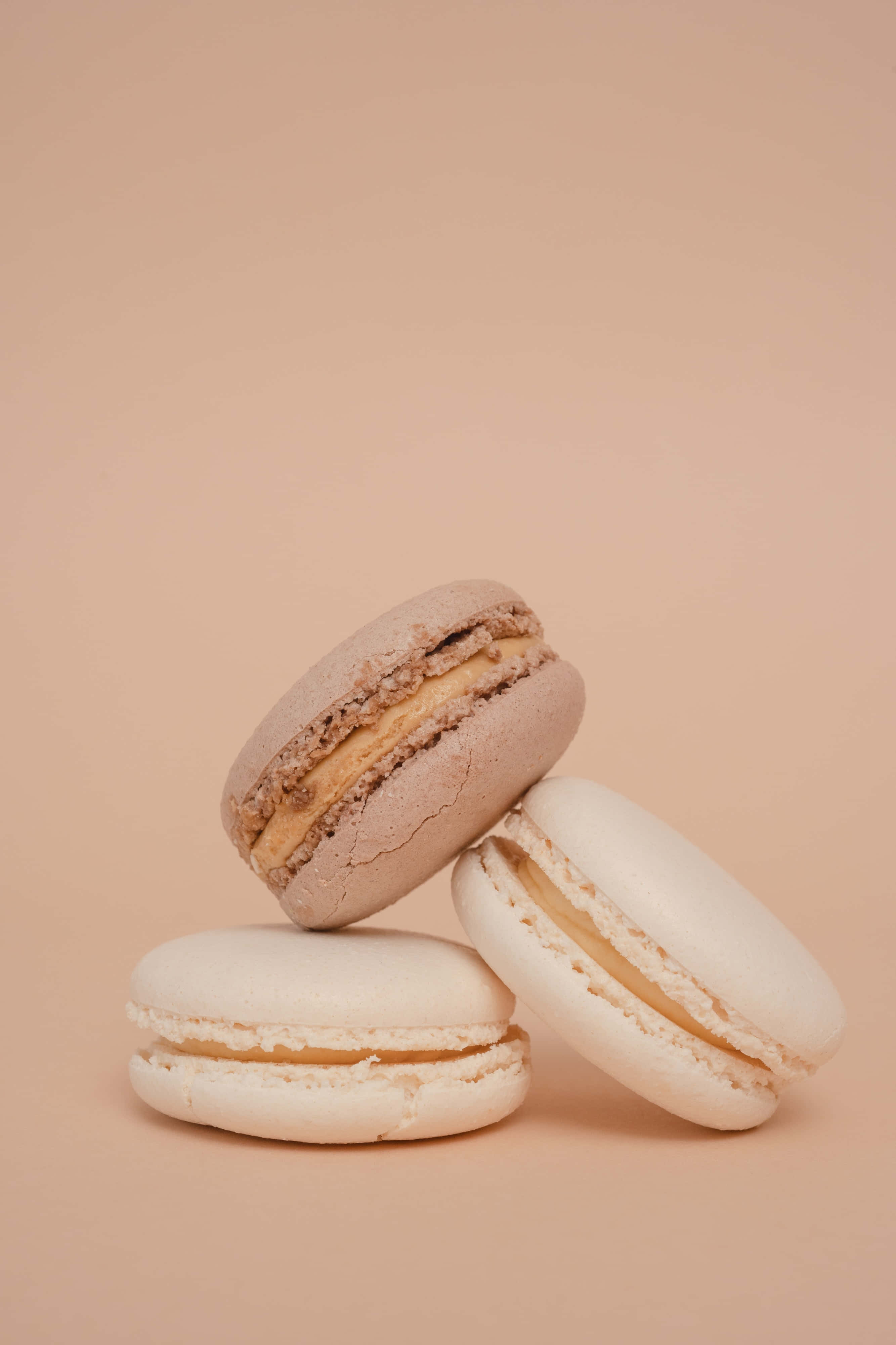 macaron, soft beige, cream, 4K Phone Wallpaper