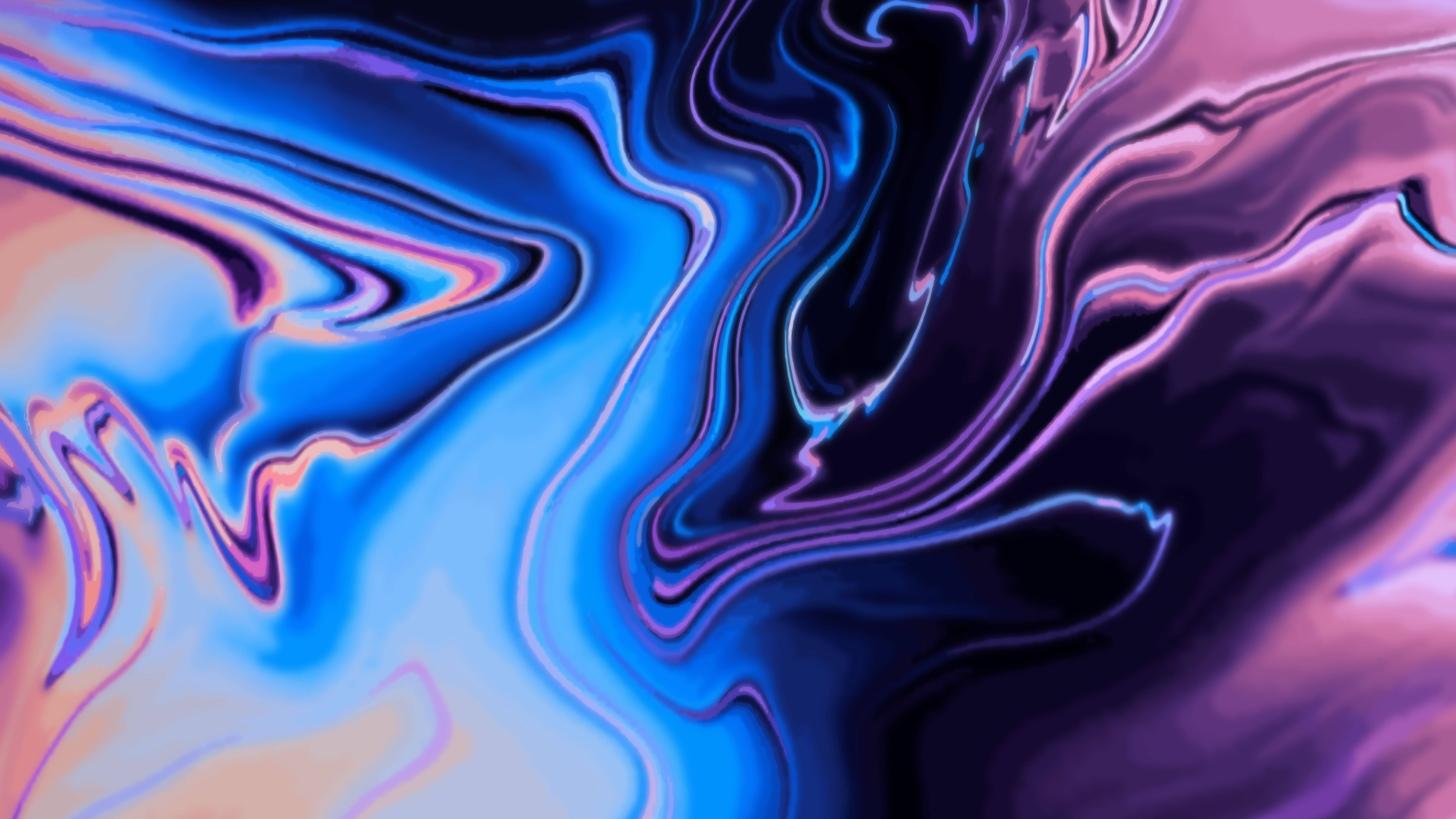 Macbook Pro 4K, electric blue, purple, 8K Desktop Wallpaper