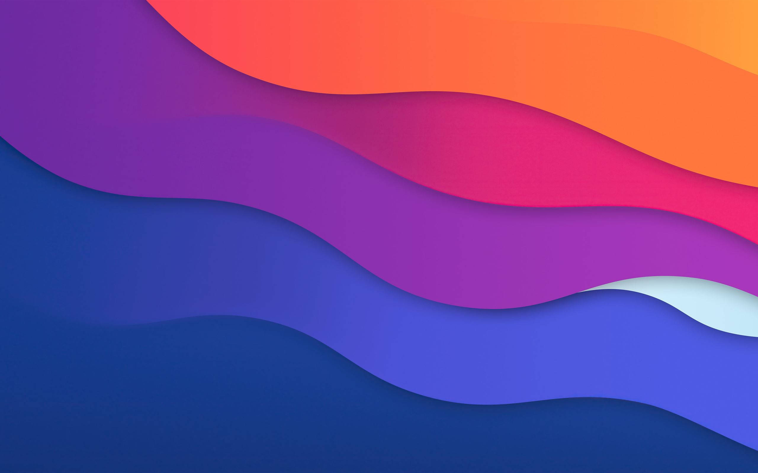 Macbook Pro, purple, orange, 2K Desktop Wallpaper