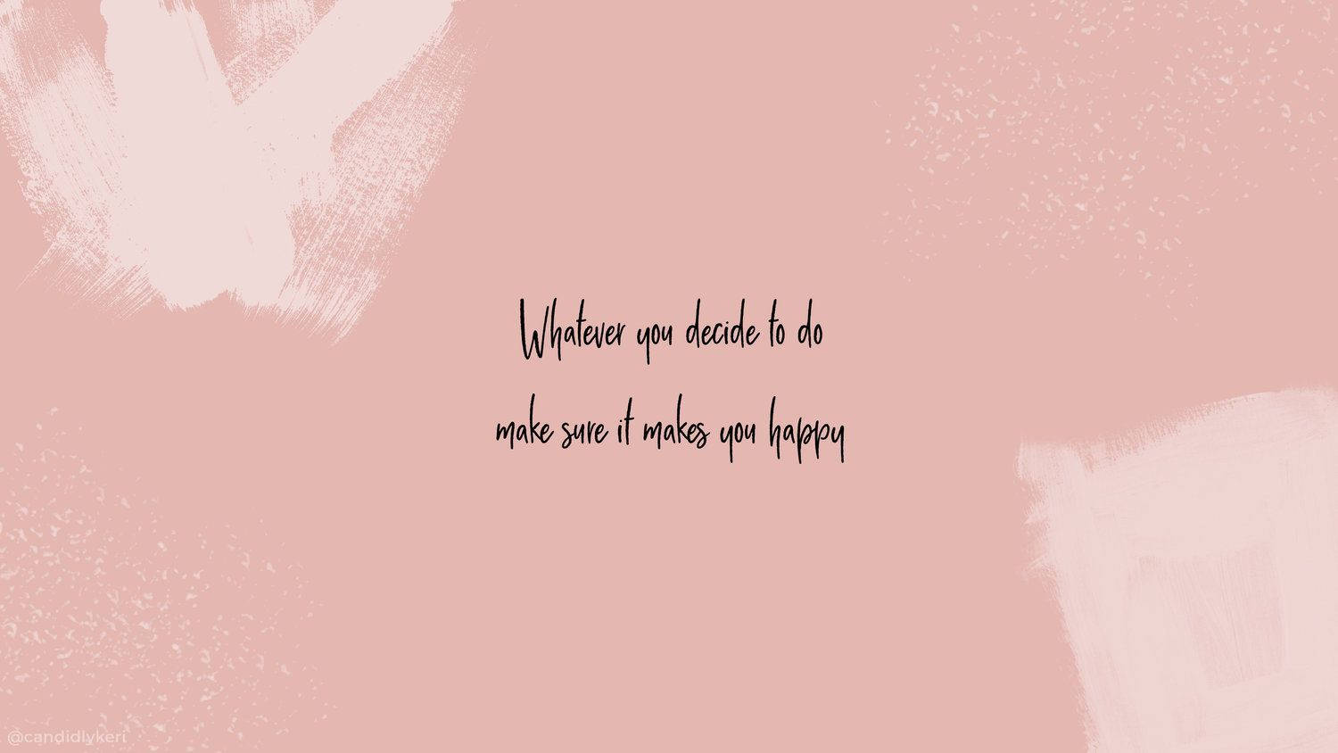 MacBook Pro Aesthetic, soft pink background, white brush strokes, HD Desktop Wallpaper