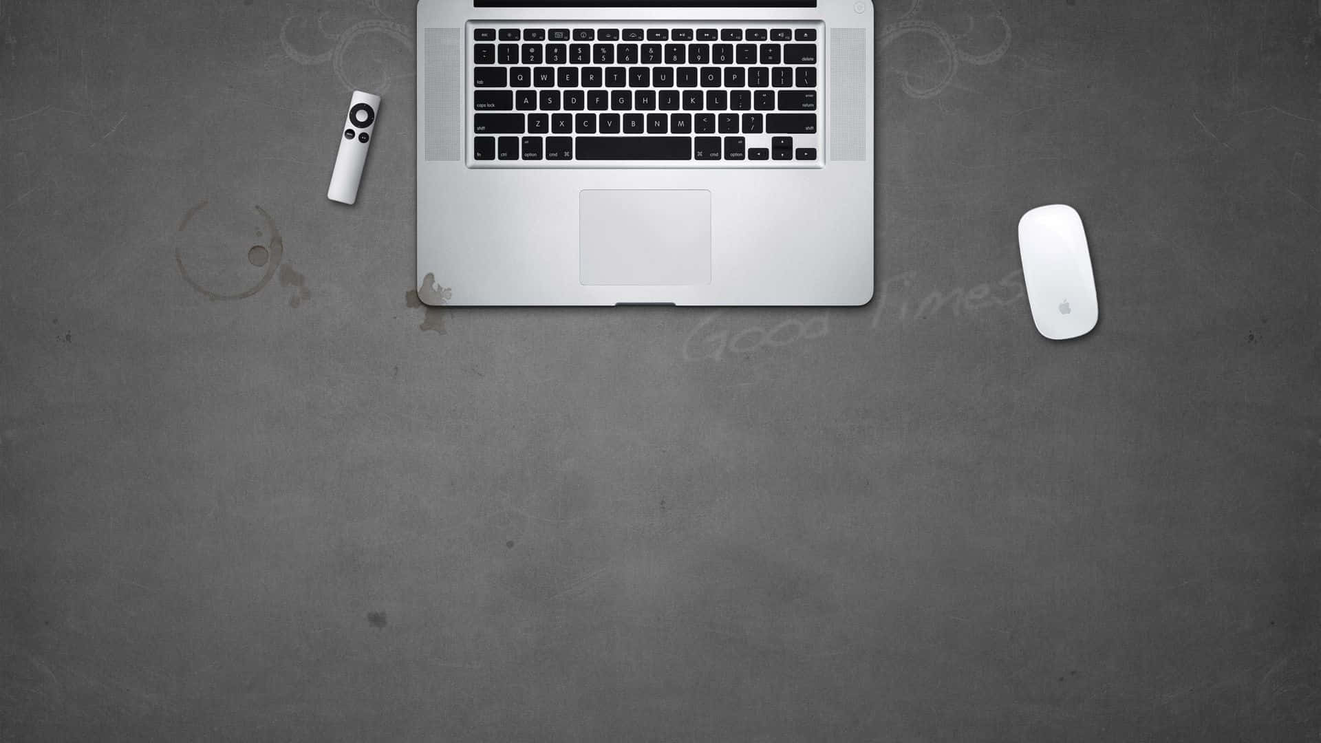MacBook Pro, silver laptop, black keyboard, Full HD Desktop Wallpaper
