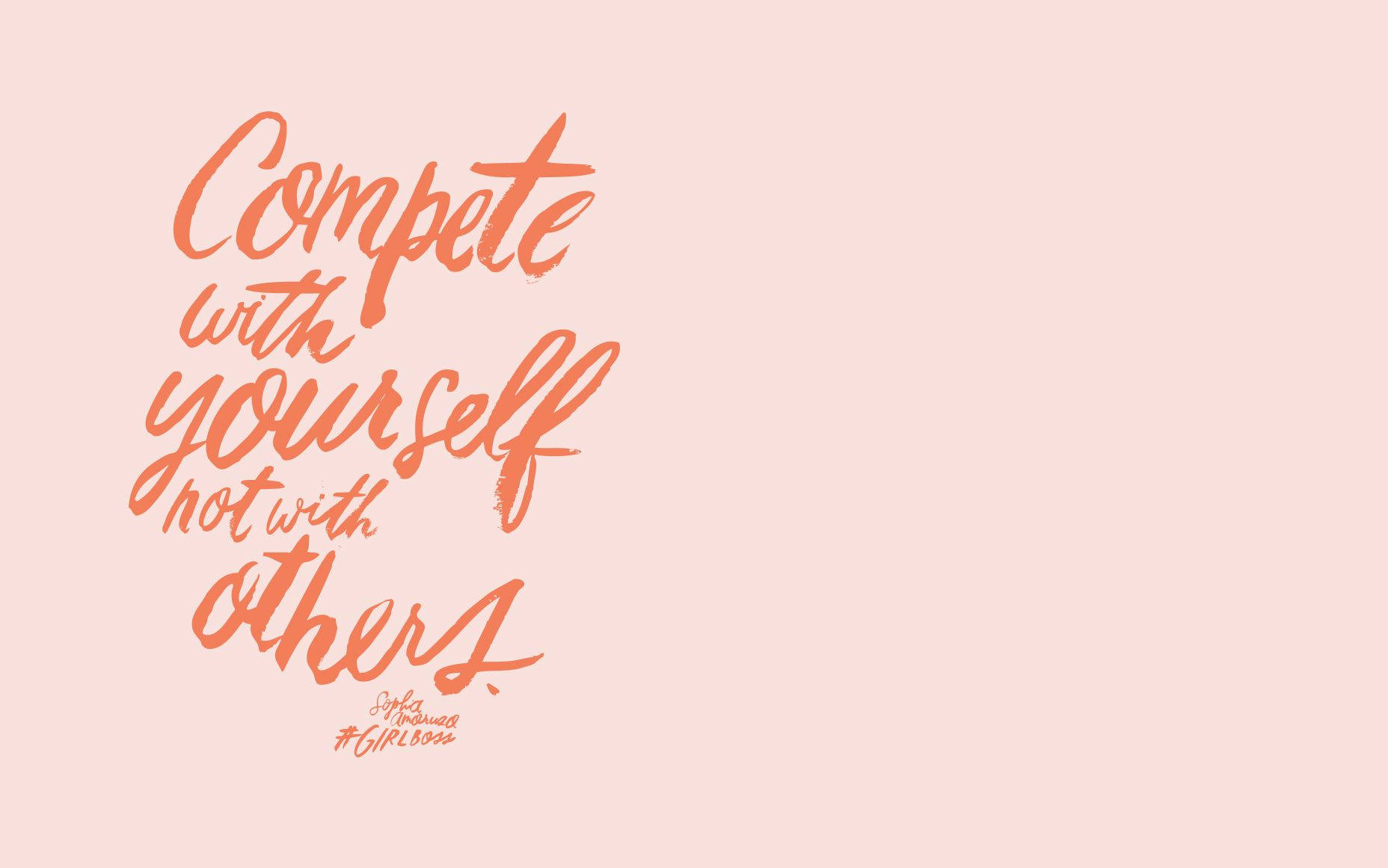 Macbook, coral, blush, HD Desktop Wallpaper