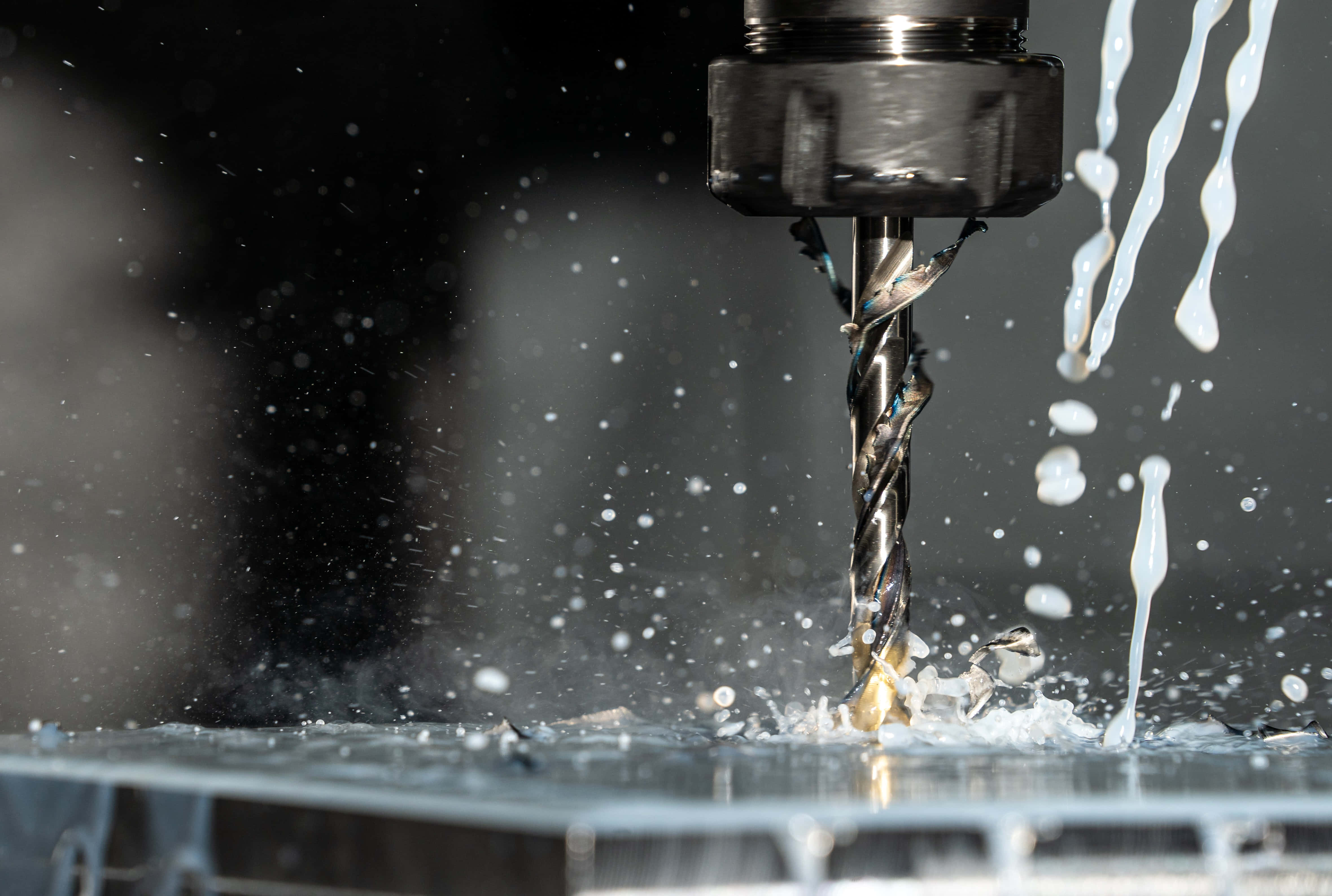 Machining, metal drill bit, workpiece, 4K Desktop Wallpaper