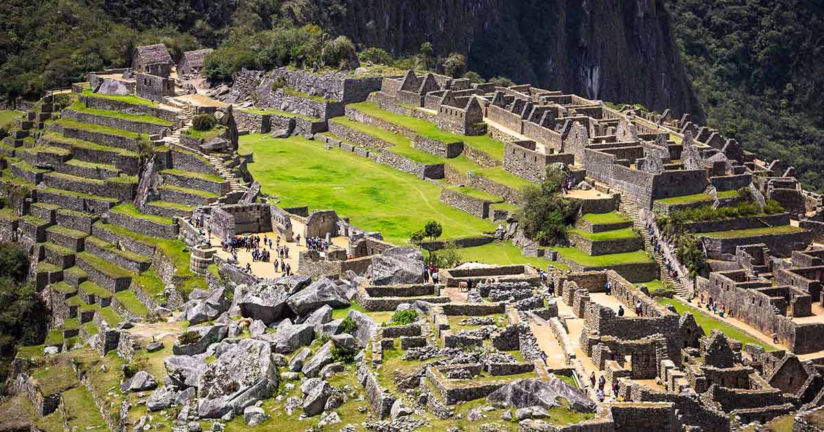Machu Picchu, rock quarry, ancient stone terraces, SD Desktop Wallpaper