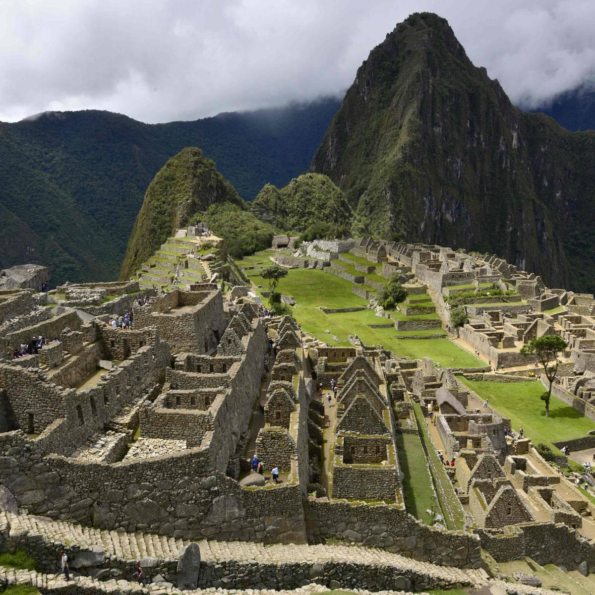 Machu Picchu, ancient Incan city, stone ruins, SD Desktop Wallpaper