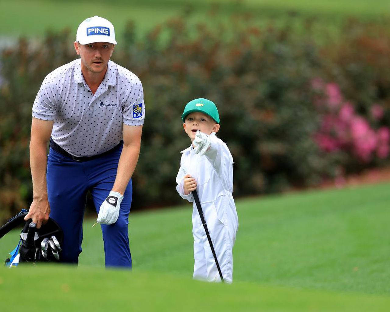 Mackenzie Hughes, green caps, golf course, HD Desktop Wallpaper