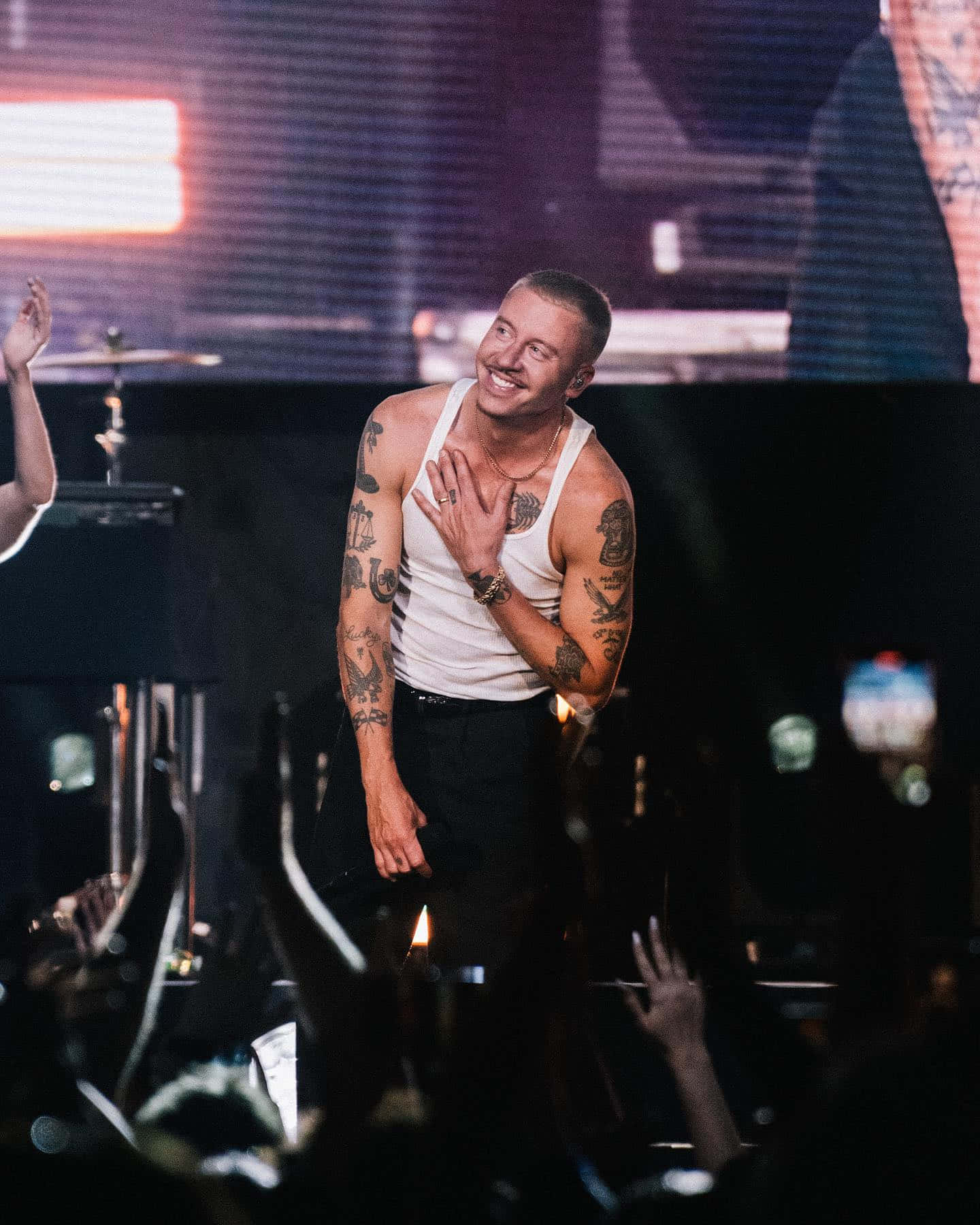 Macklemore, live concert, stage, HD Phone Wallpaper