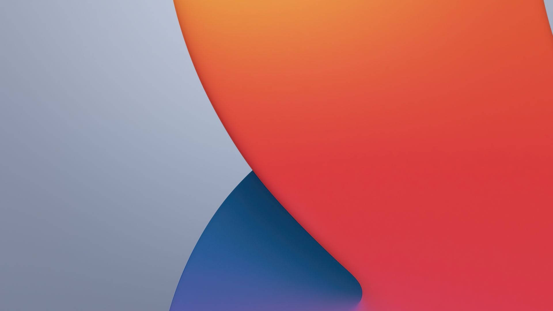 macOS Big Sur, orange red, blue gradient, Full HD Desktop Wallpaper