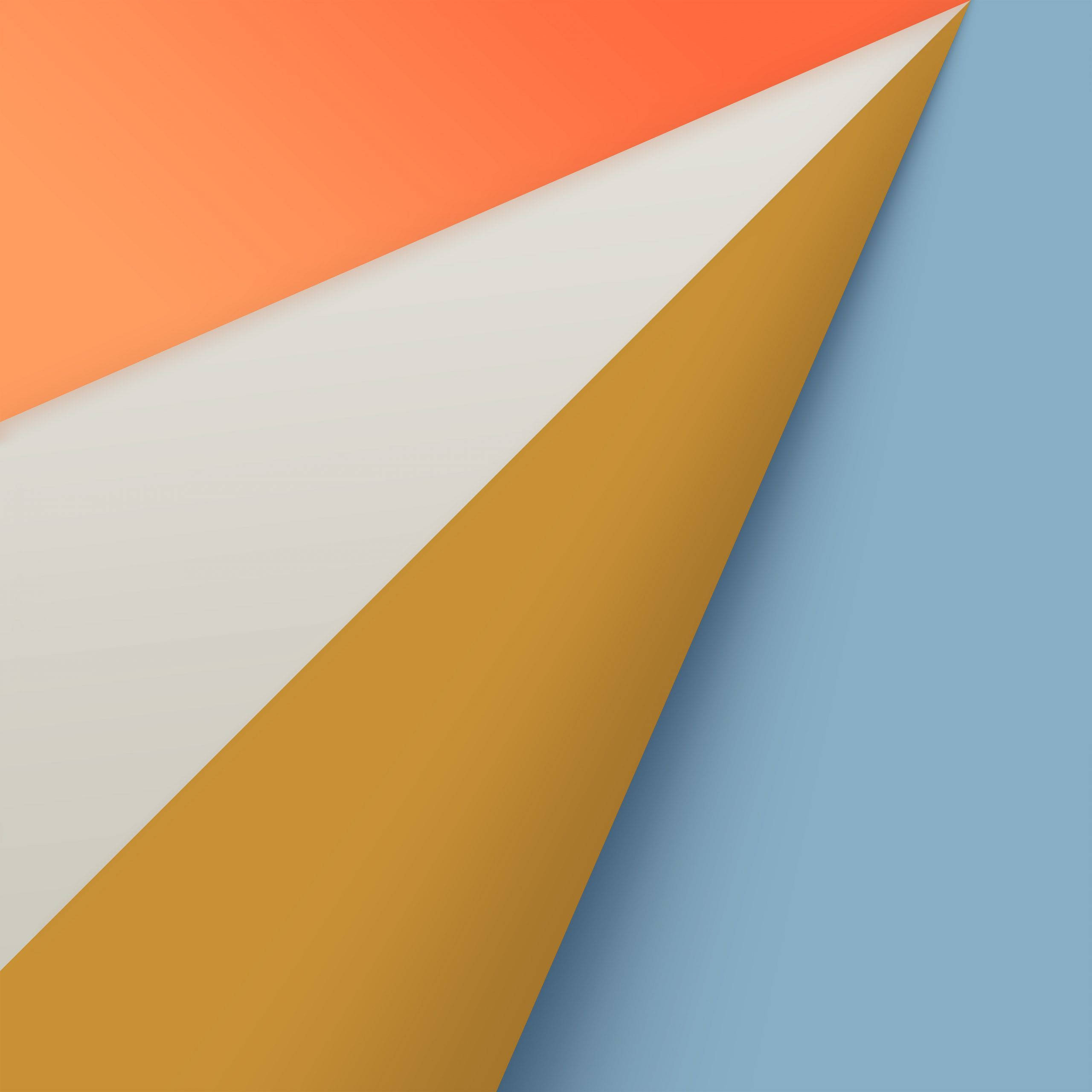 macOS Big Sur, orange, white, 2K Desktop Wallpaper