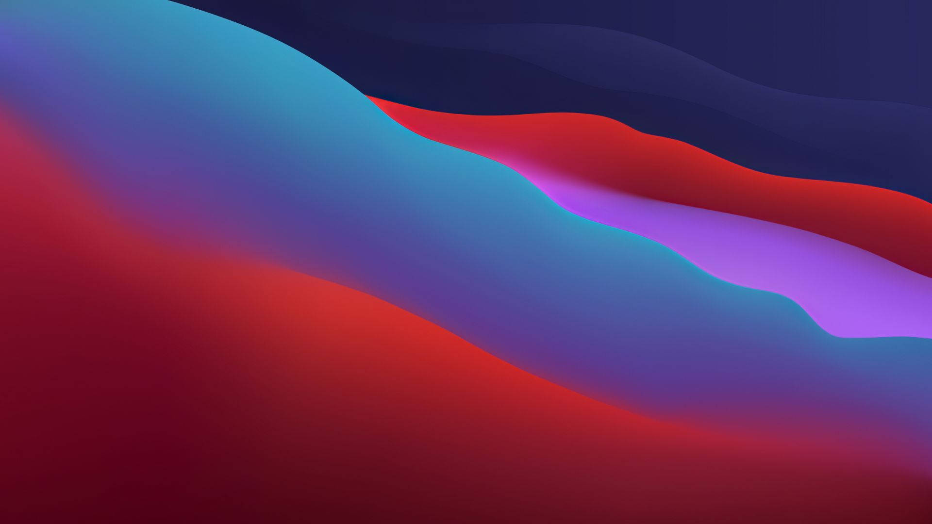 macOS Big Sur, red, blue, Full HD Desktop Wallpaper