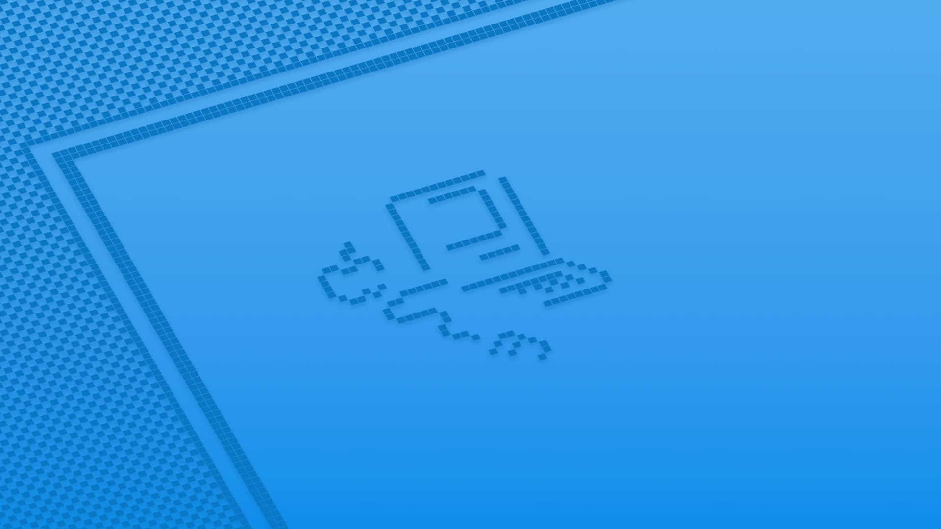 macOS Sequoia, blue, gradient blue background, Full HD Desktop Wallpaper