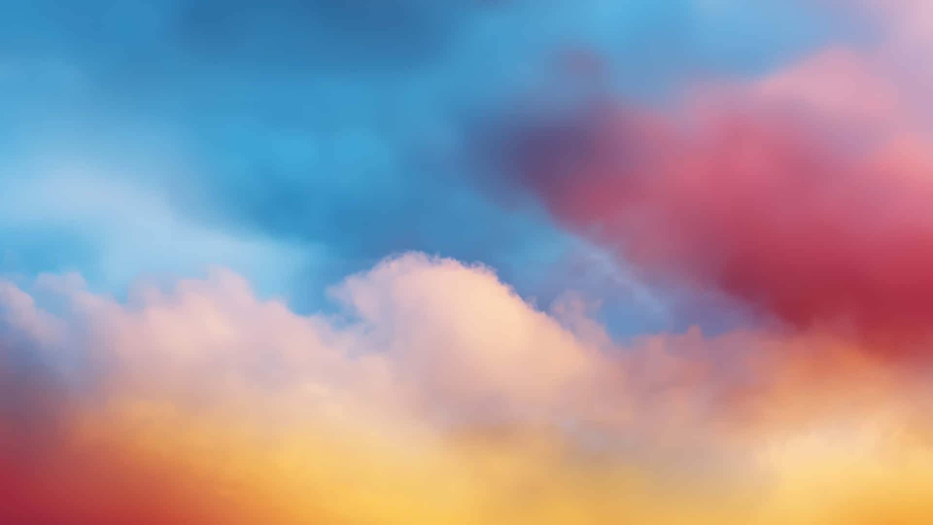macOS Tahoe, blue, pink, Full HD Desktop Wallpaper
