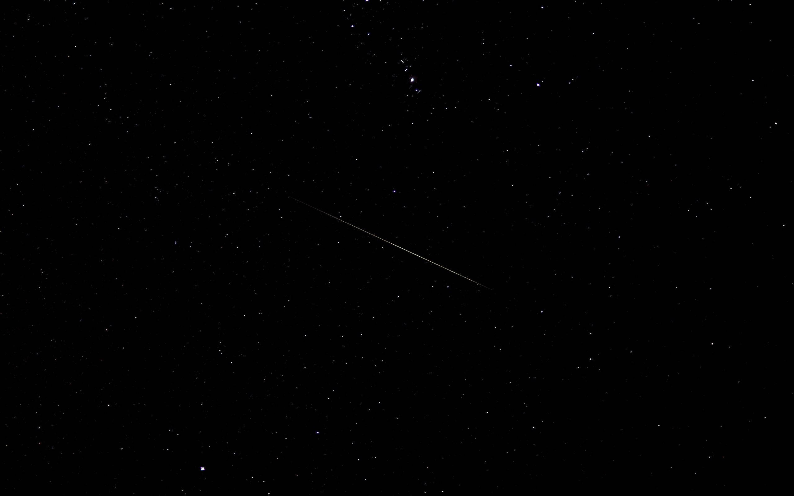 Galaxy Stars, macOS, meteor, 2K Desktop Wallpaper