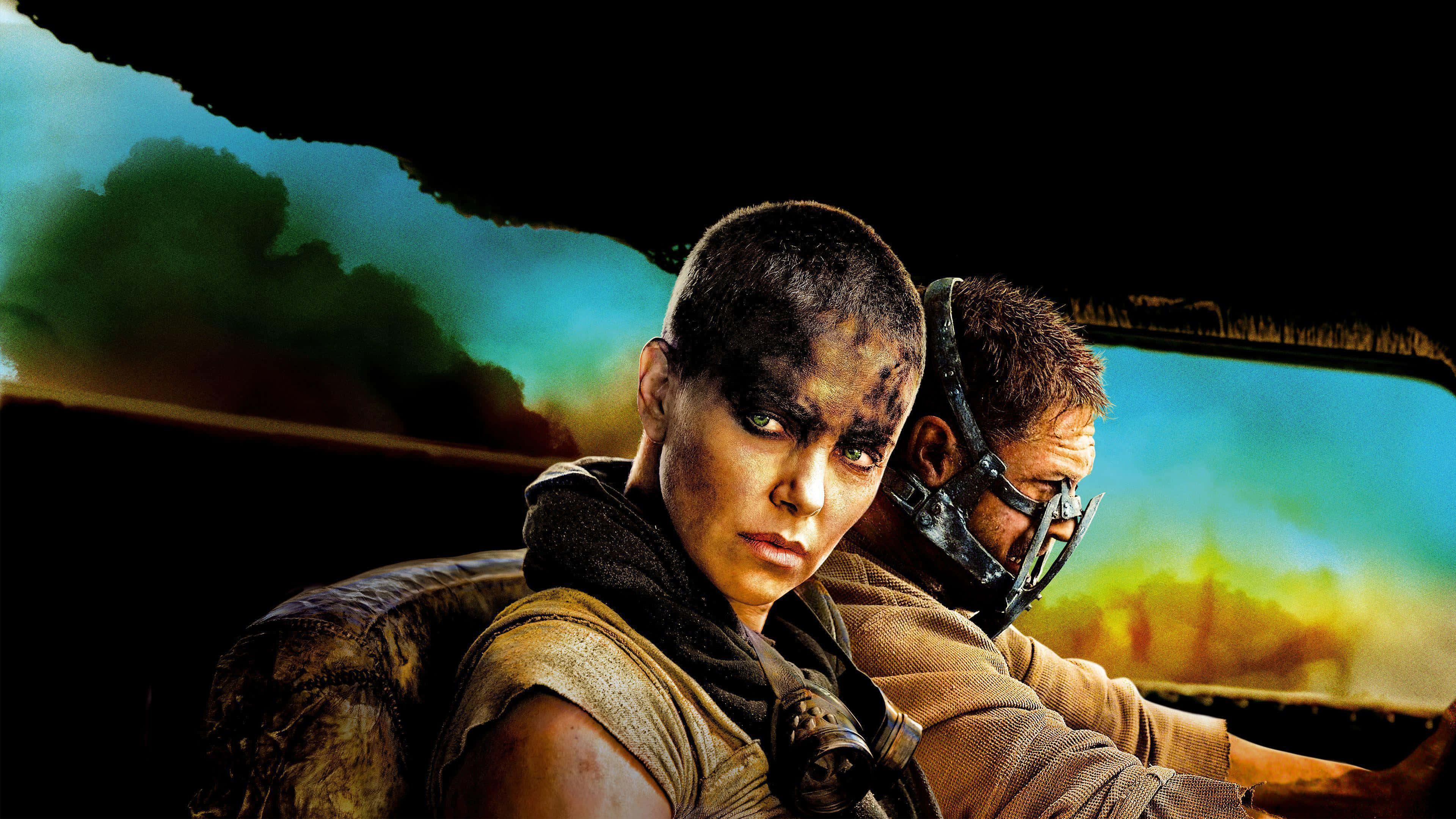 Mad Max Fury Road, teal and orange sky, battered vehicle, 4K Desktop Wallpaper