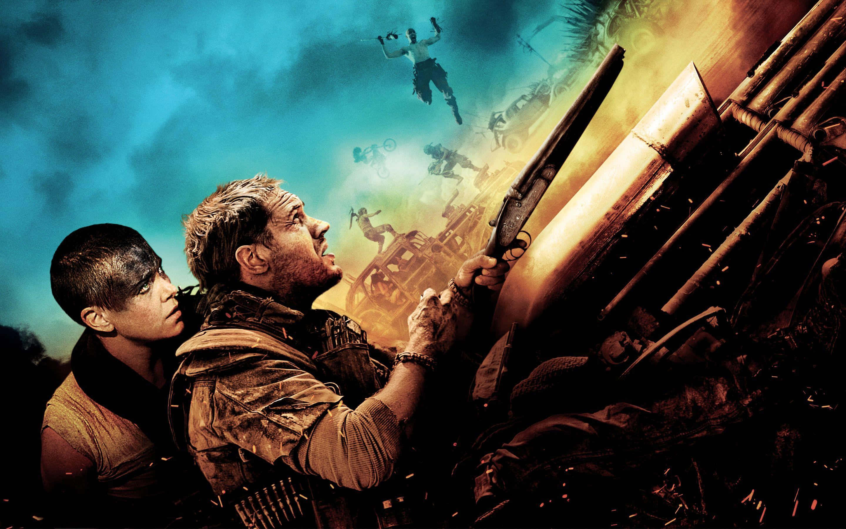 Mad Max Fury Road, post-apocalyptic wasteland, shotgun, 2K Desktop Wallpaper
