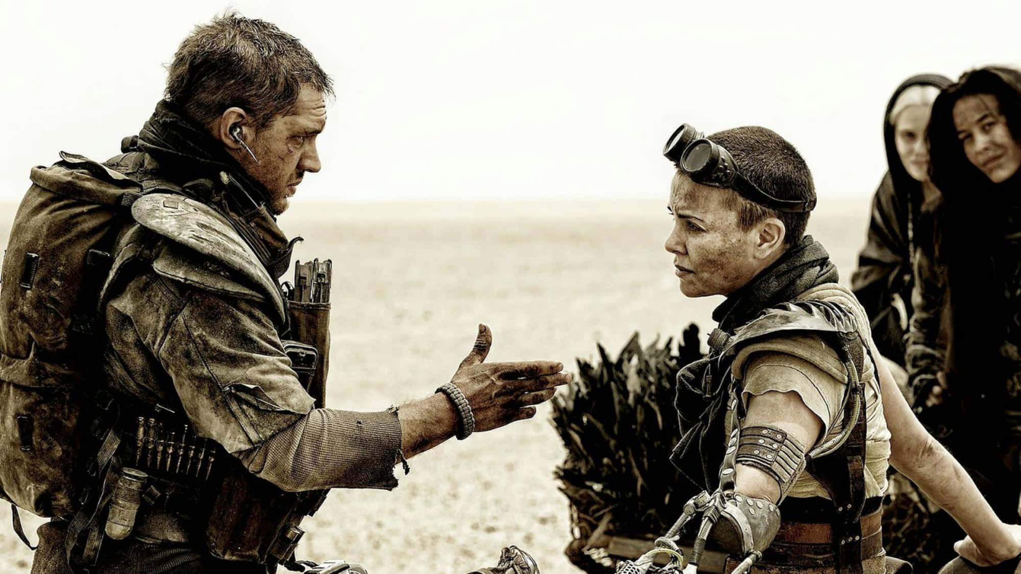 Mad Max: Fury Road, desert survivors, post-apocalyptic gear, Full HD Desktop Wallpaper