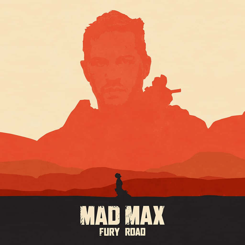 Mad Max Fury Road, red silhouette, desert sunset, SD Desktop Wallpaper