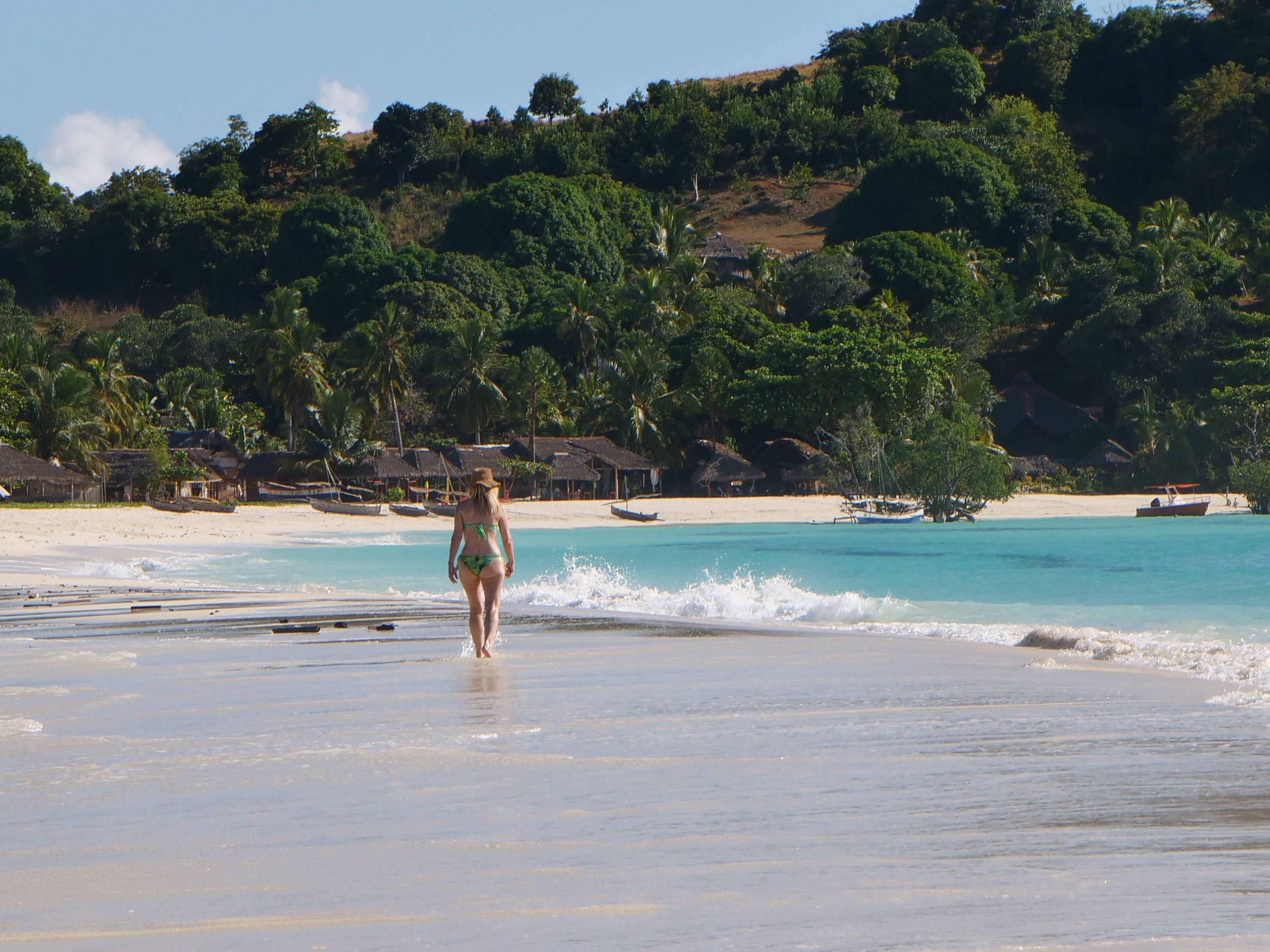 Madagascar, beach, turquoise water, 2K Desktop Wallpaper
