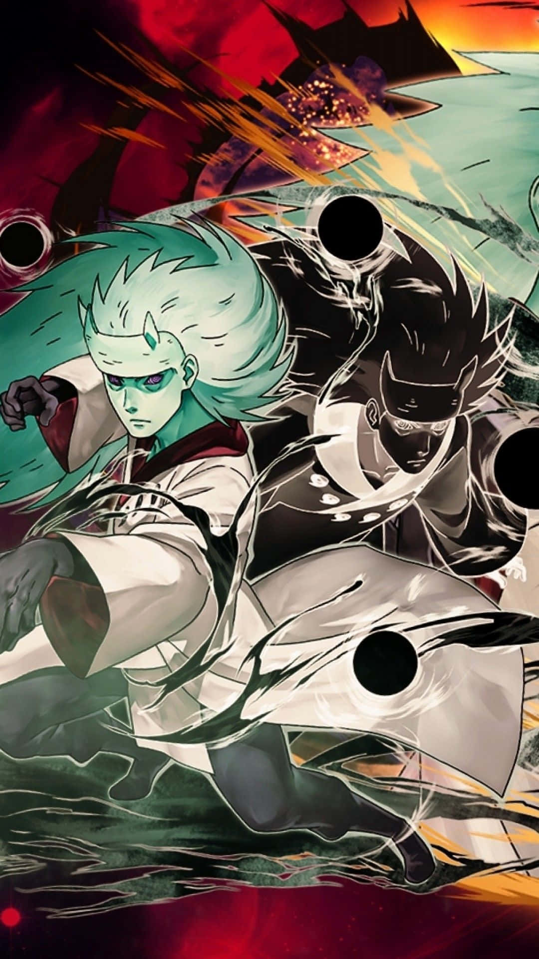 Madara iPhone, black hair, green eyes, Full HD Phone Wallpaper