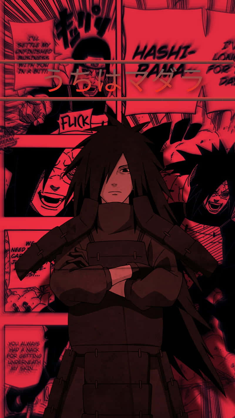 Madara Uchiha, anime character, dark-haired, HD Phone Wallpaper