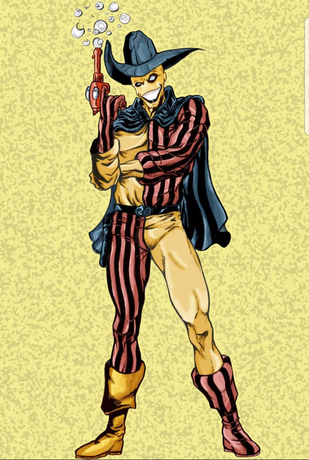 Madcap, cartoon cowboy, skull face, HD Phone Wallpaper