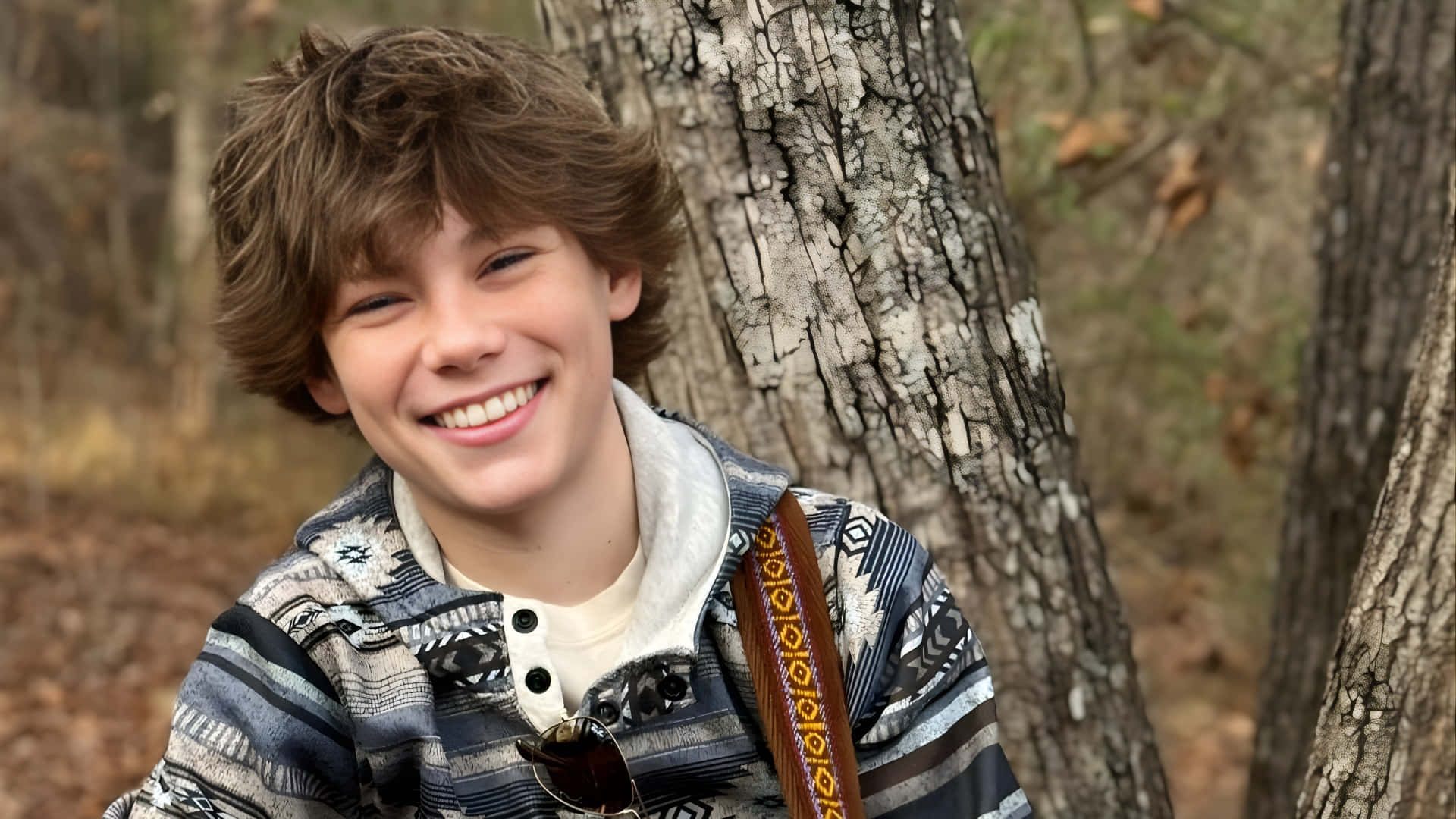 Maddox Batson, outdoors, smile, Full HD Desktop Wallpaper