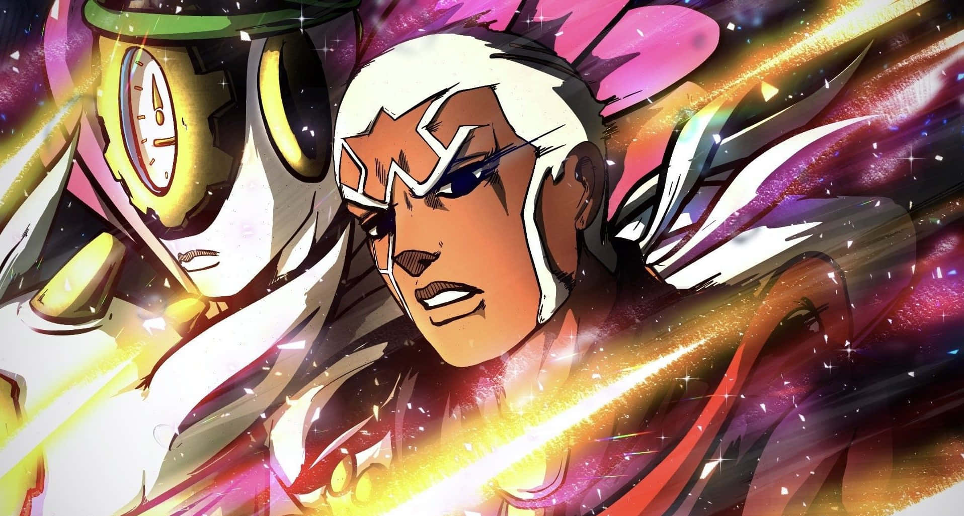 Made In Heaven, white hair, glowing eyes, HD Desktop Wallpaper