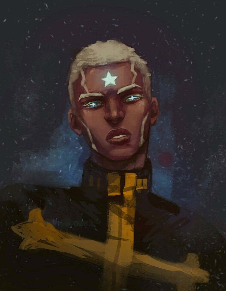 Made In Heaven, starry cosmic background, star on their forehead, SD Phone Wallpaper