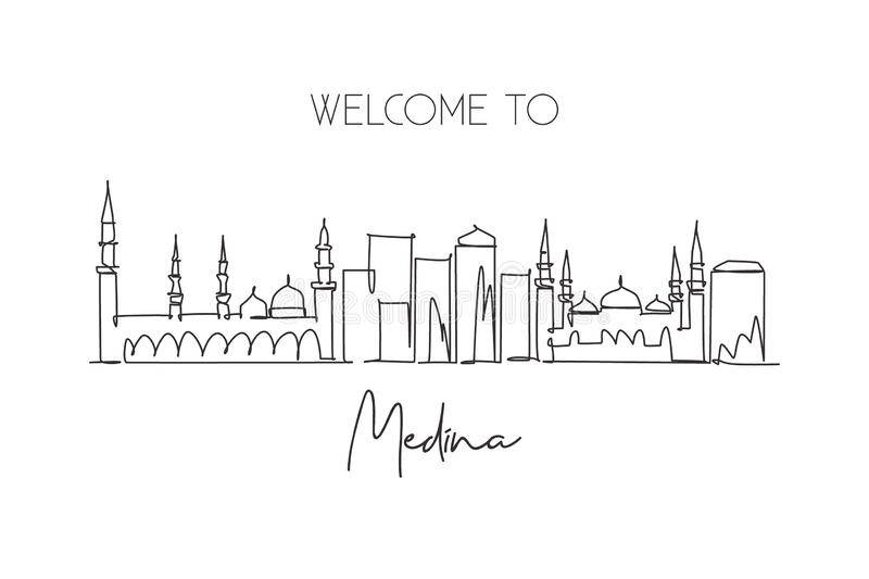 Madina, skyline, minarets, SD Desktop Wallpaper