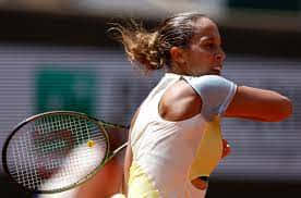 Madison Keys, tennis match, clay court, SD Desktop Wallpaper